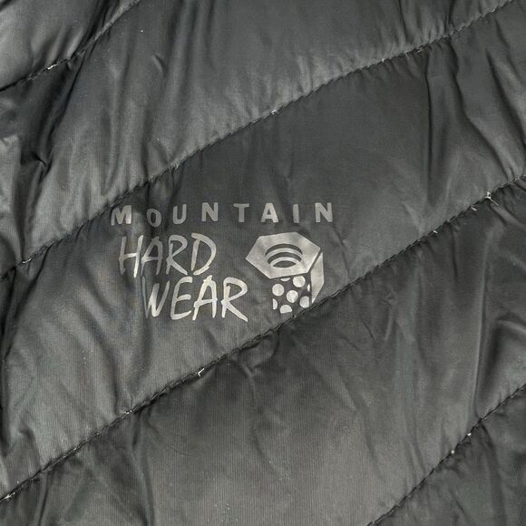 Mountain Hardwear Jacket Womens Size S Black Micro Ratio Q.Shield 650 Down Zip - Picture 4 of 13